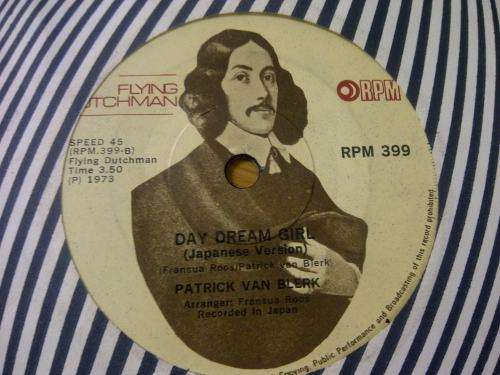 PATRICK VAN BLERK DAY DREAM GIRL 7 SINGLE JAPANESE VERSION LP