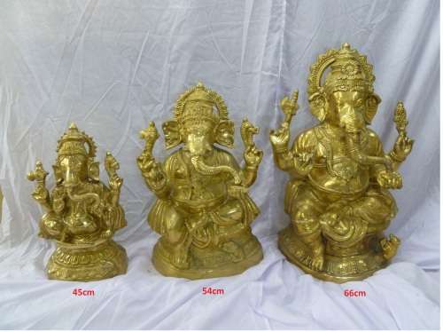 Solid Brass Ganesha 66cm Height