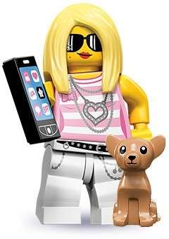 ~ New Lego Series 10 Minifigures Trendsetter ~ Used (71001)