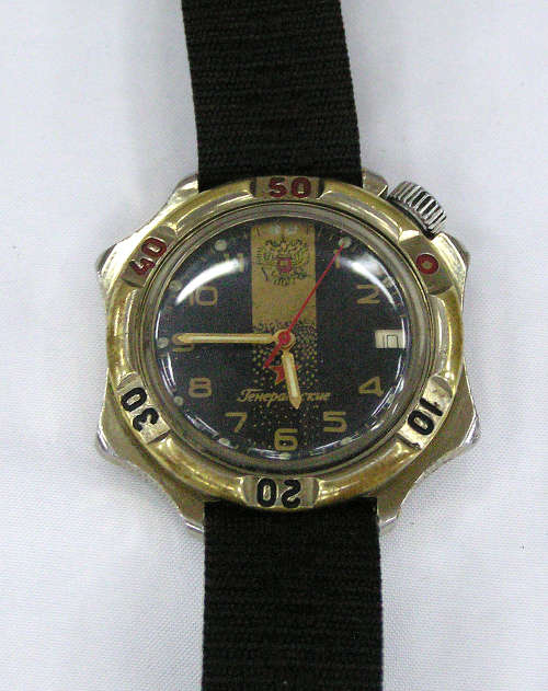 Rare - 1960`s Vostok Russian Military Komandirskie 17 Jewels Mechanical Watch