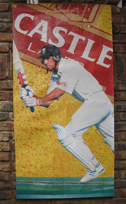 HUGE Hansie Cronje poster (173cm x 89cm)