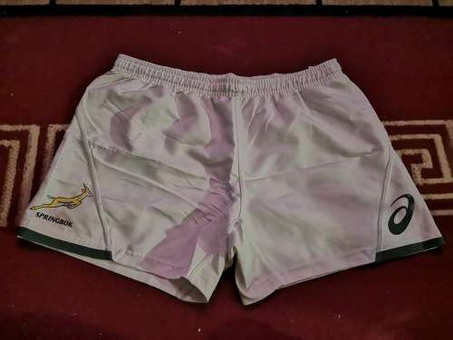 Rugby shorts match worn Springboks