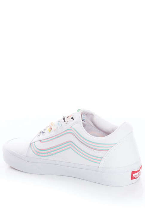 Old Skool Pride White/True White - UK 9