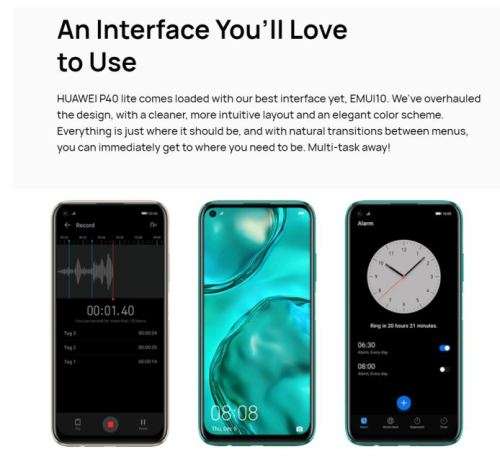 HUAWEI P40 lite KV 48MP Quad AI Cameras* 6GB + 128GB