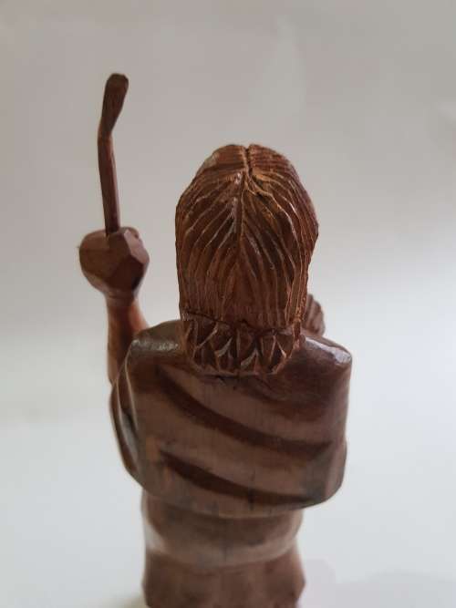 Wood Carved African Woman