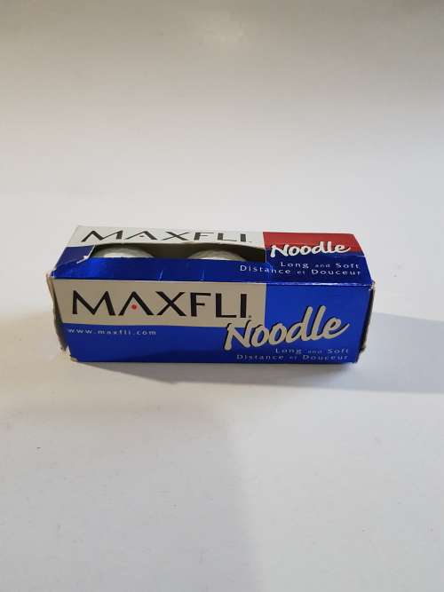 Golf Balls x 3, Maxfli Noodle, Long & Soft