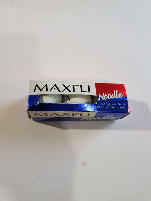 Golf Balls x 3, Maxfli Noodle, Long & Soft