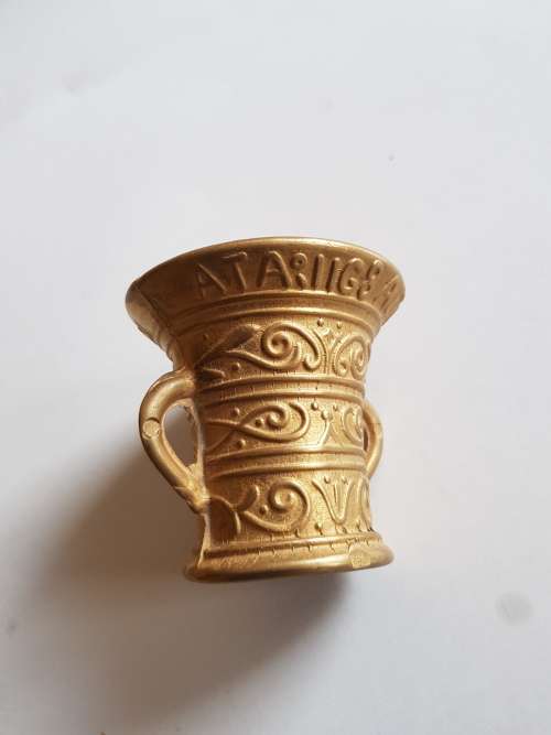 Solid Brass Bronz Mortar, AK Termorsin ATA 1168