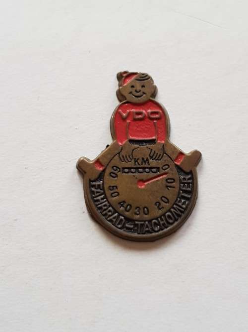 Vintage VDO Fahrrad Tachometer Lapel Pin