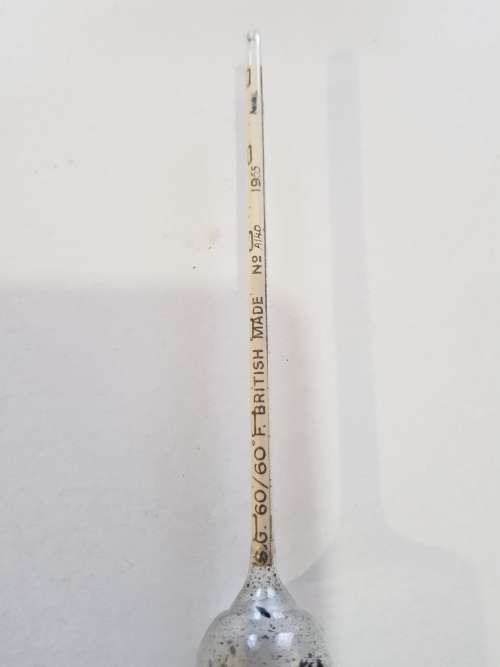 Vintage Hydrometer, Specific Gravity Hydrometer, 50 - 100, No. A140, British Made