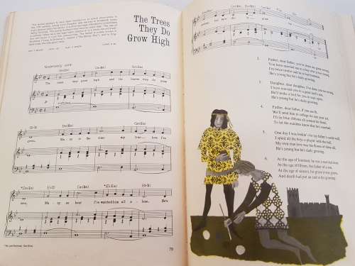 The Joan Baez Songbook, Piano Vocals Lyrics Song Sheet