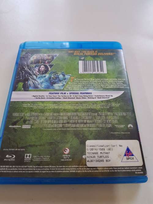 Blu-ray Disc, Teenage Mutant Ninja Turtles