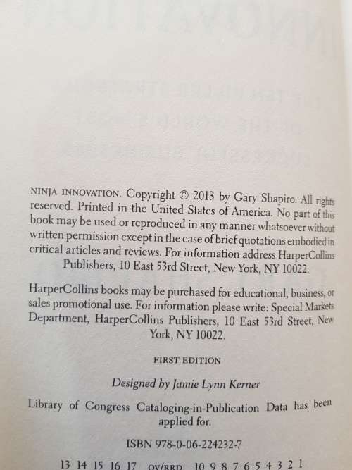 Ninja Innovation by Gary Shapiro