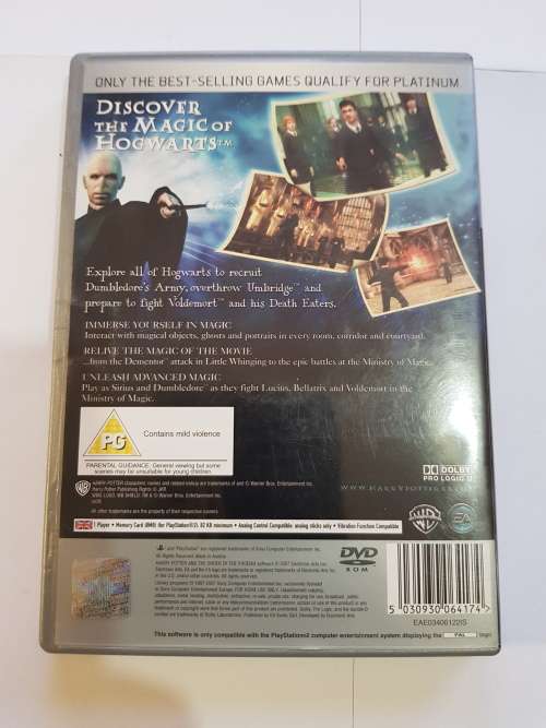 Playstation 2, Harry Potter and the Order of the Phoenix, Platinum