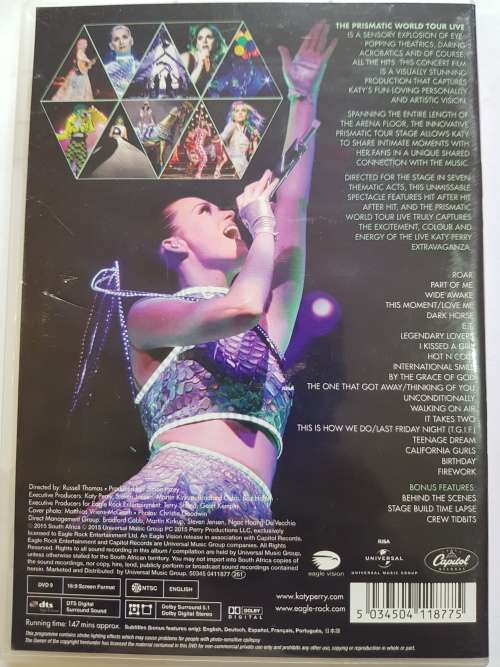 Katy Perry, The Prismatic World Tour, DVD