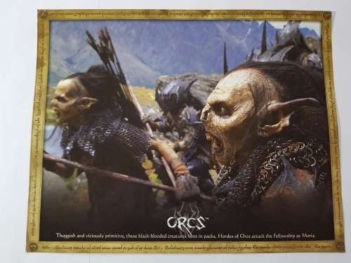 The Lord of the Rings, Orcs, A4 Poster