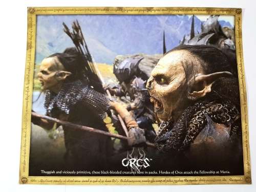 The Lord of the Rings, Orcs, A4 Poster