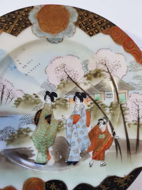 Porcelain Oriental Plate