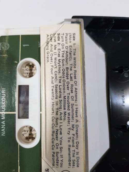 Nana Mouskouri, 21 Love Songs, Cassette