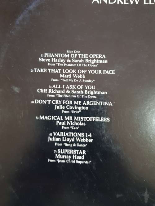 Andrew Lloyd Webber, The Premier Collection LP, VG+