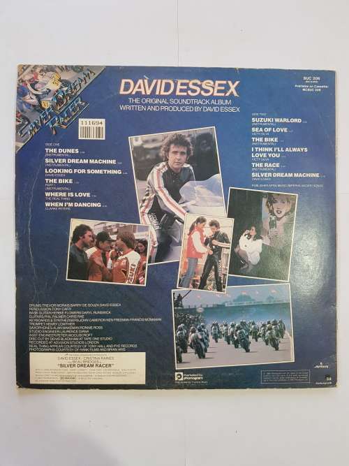 David Essex, Silver Dream Racer LP, VG