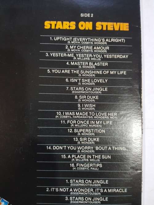 Stars on 45 The Superstars/Stars on Stevie LP, VG+