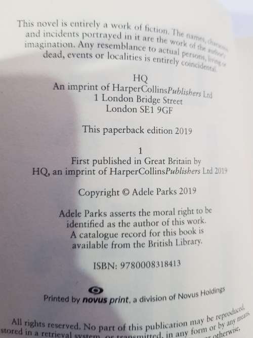 Lies Lies Lies by Adele Parks