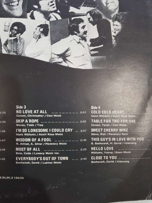B.J. Thomas, Greatest Hits Double LP, VG