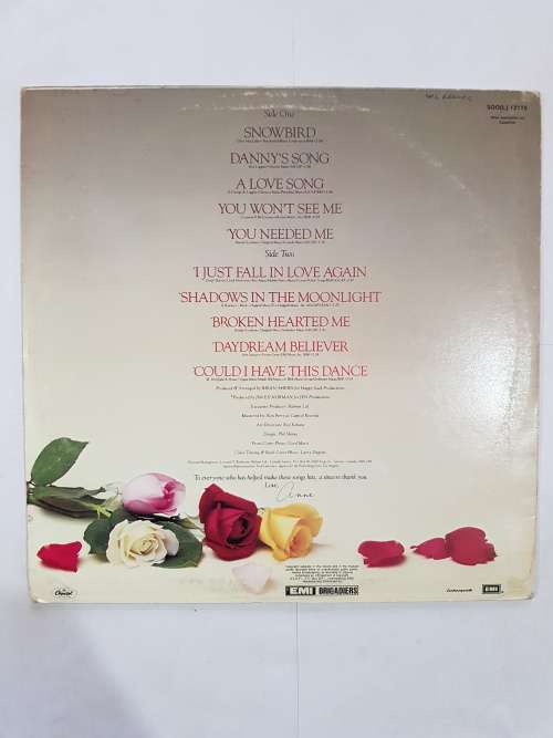 Anne Murray, Greatest Hits LP, VG+