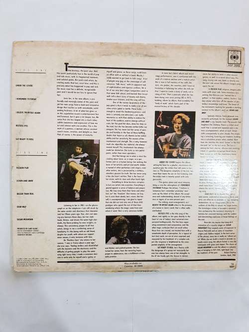 Janis Ian, Restless Eyes LP