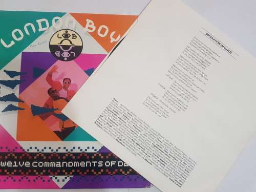 London Boys, The Twelve Commandments of Dance LP, VG