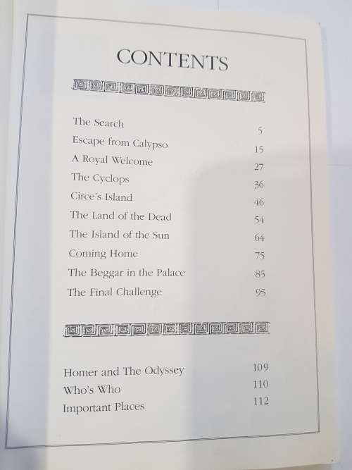 The Adventures of Ulysses, Usborne Library of Myths and Legends