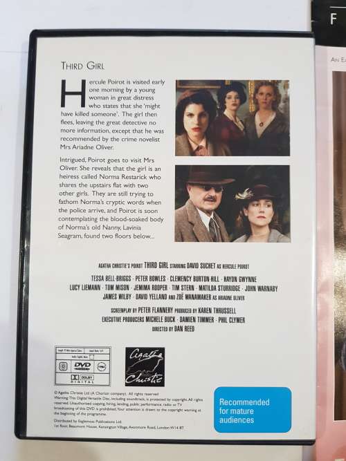 Agatha Christie Film Collection, Third Girl DVD + magazine, No. 7