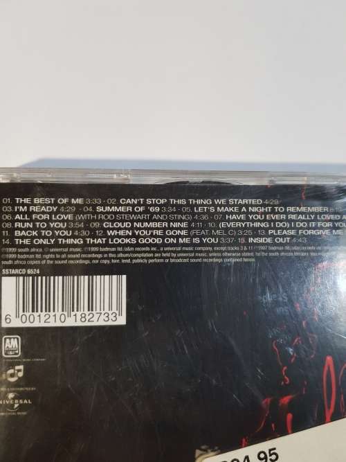 Bryan Adams, The Best Of Me CD