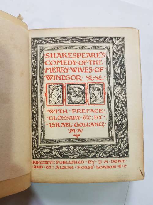 The Merry Wives Of Windsor by William Shakespeare, 1896