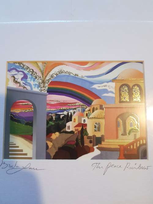 Bracha Lavee-Brym, The Peace Rainbow, Signed Print