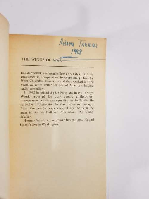 The Winds of War by Herman Wouk