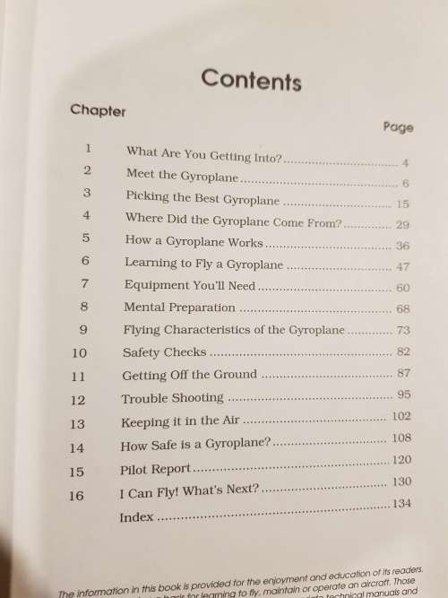 The Gyroplane Flight Manual by Paul Bergen Abbott