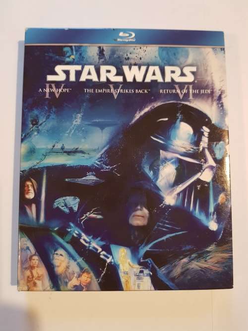 Star Wars Trilogy IV, V & VI, Blu-ray disc Boxset