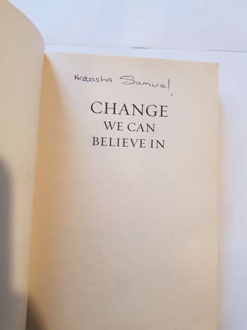Change We Can Believe In, Barack Obama