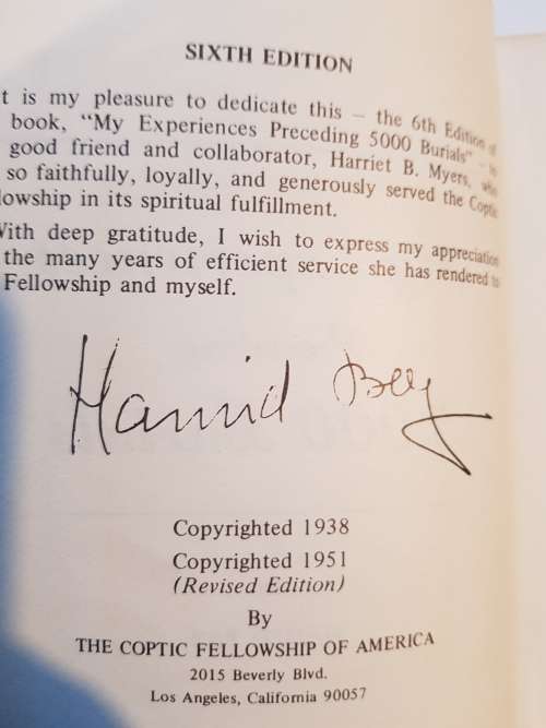 My Experiances Preceeding 5000 Burials by Hamid Bey