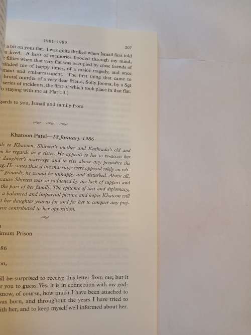 Letters From Robben Island, A selection of Ahmed Kathrada`s Prison Correspondence 1964-1989, Signed