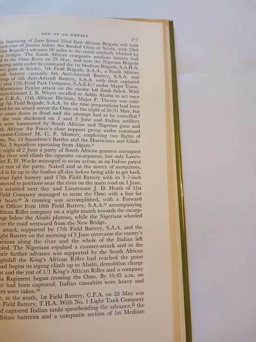 East African and Abyssinian Campaigns by Neil Orpen, 1968 First Edition