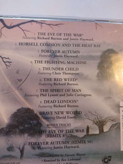 War of the Worlds, Motion Picture Soundtrack CD