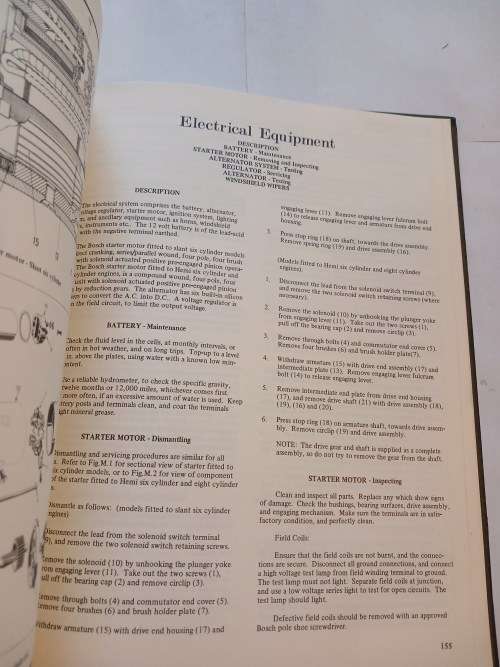 Chrysler Valiant VE-VG-H Series, Intereurope, Workshop Manual