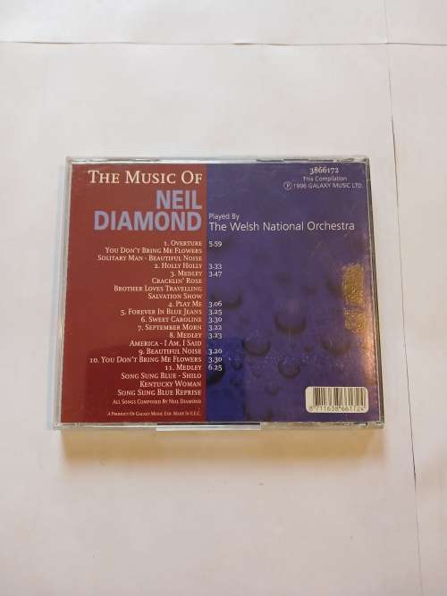 The Music of Neil Diamond by The Welsh National Orchestra CD