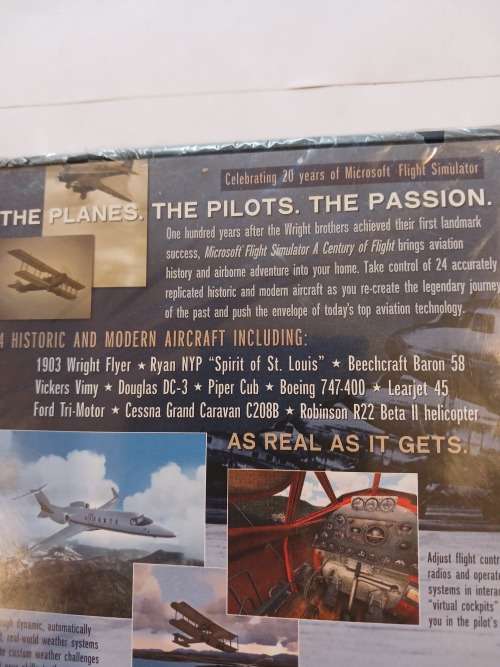 Microsoft Flight Simulator 2004, A Century of Flight PC CD