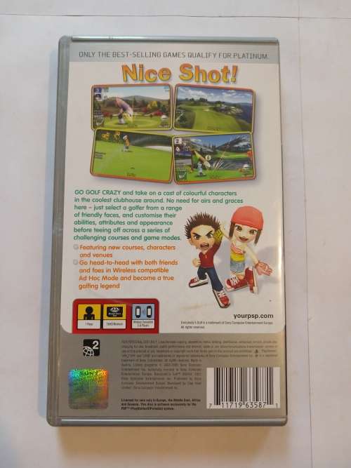 PSP, Everybody`s Golf, Platinum