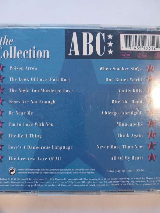 ABC, The Collection CD, UK