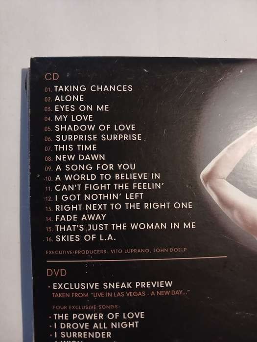Celine Dion, Taking Chances, Deluxe Edition CD/DVD